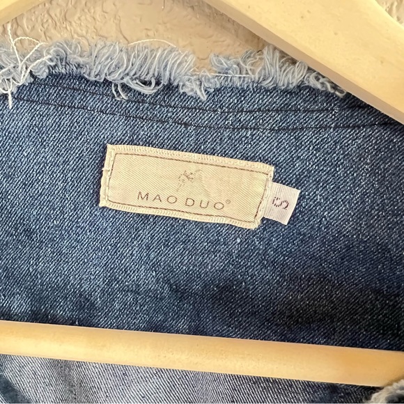 Cropped vintage jean jacket - Picture 4 of 6